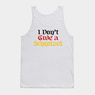 I don't give a schnitzel Tank Top